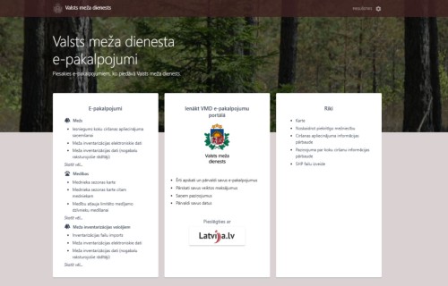 Valsts meža dienesta klientiem izveidots e-pakalpojumu portāls